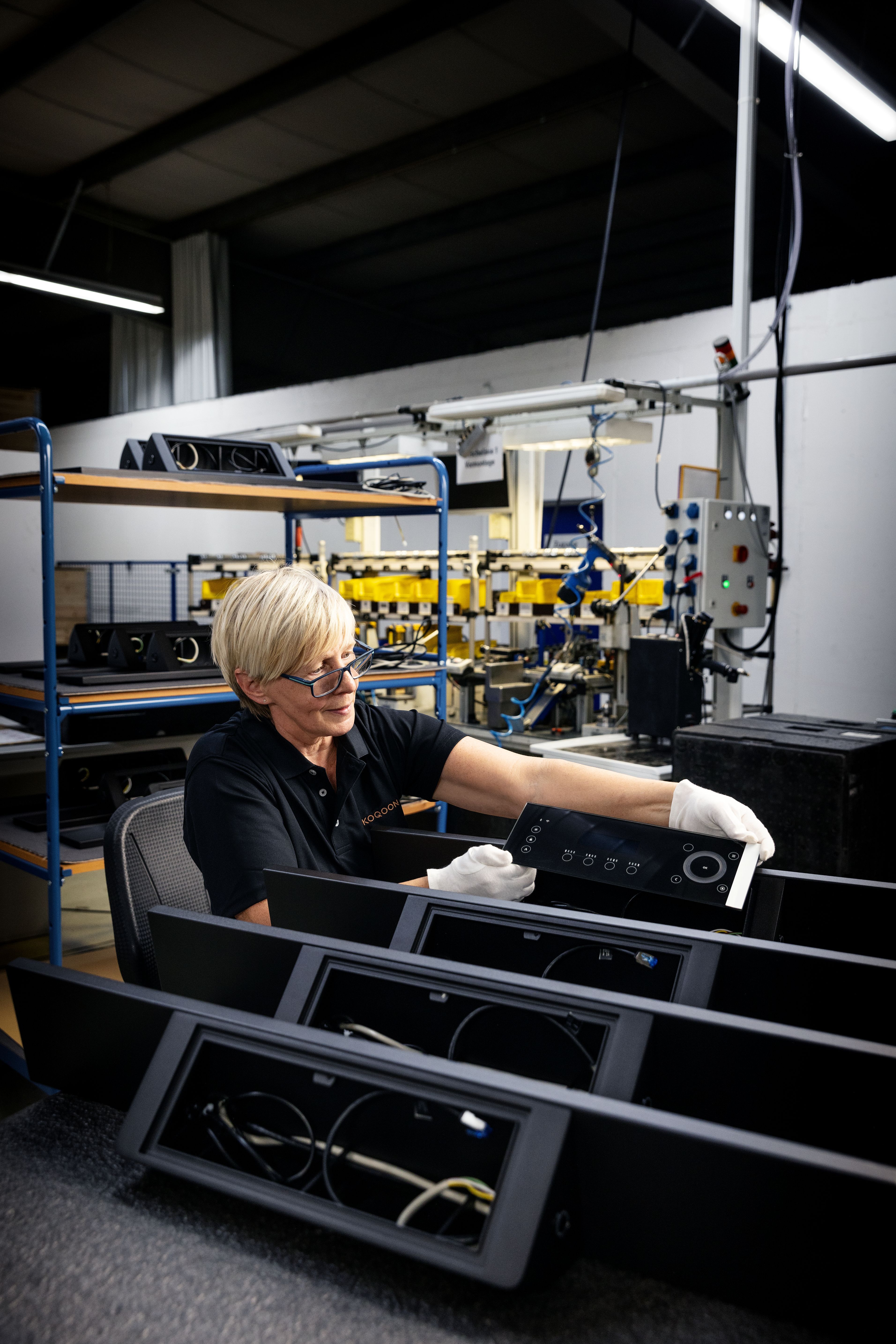 Montage des Bedienfeldes