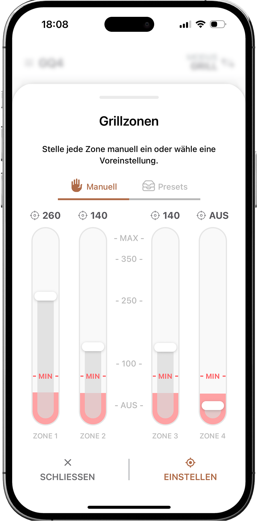 I Phone Set Temperature